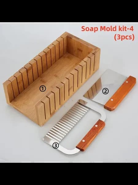 Набор для мыловарения Soap Mold kit 4 (3шт)