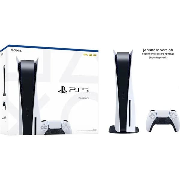 Sony PlayStation 5 Используемый ,Вторичные товары,Japan version c дисководом 825G дисководом