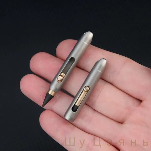 Мини - Аварийный Карандаш Из Титанового Сплава Можно Использовать В Качестве Крепления Для Ключей.