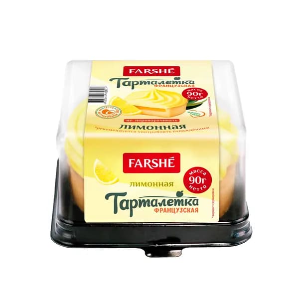 Тарталетка французская лимонная, 90 г, Farshe