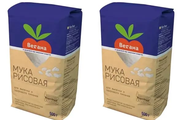 Вегана Мука Рисовая, 500 г, 2 шт
