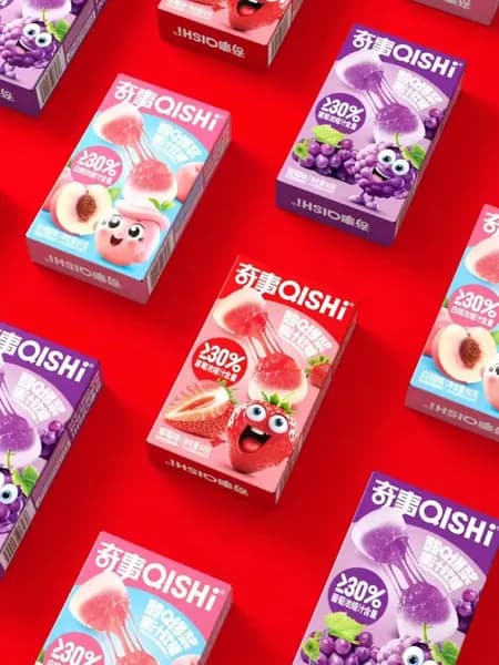 Жевательные конфеты Juicy Fruit Gummies-1- со вкусом клубники