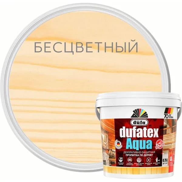 Пропитка Dufa TEX-AQUA бесцветный, 0.75 л Н0000003481