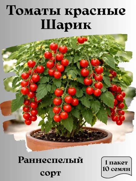 Томаты красные Шарик, семена, 10 шт.