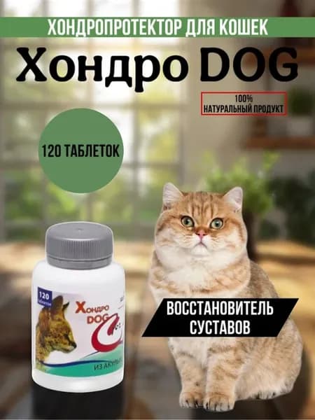 Хондродог для суставов кошек от 10кг