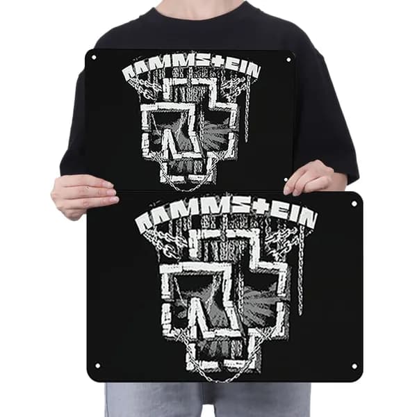Металлическая настенная картина, прямоугольная, 30 20 см, серия Музыка