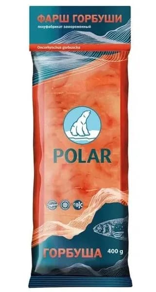 Фарш горбуши порционный 400 г, Polar, замороженный