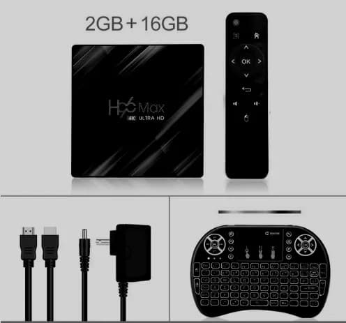 Медиаплеер Android, 2 ГБ/16 ГБ, черный матовый