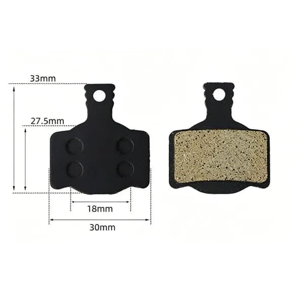 Тормозные колодки Magura MT2, MT4, MT6, MT8, полуметалл