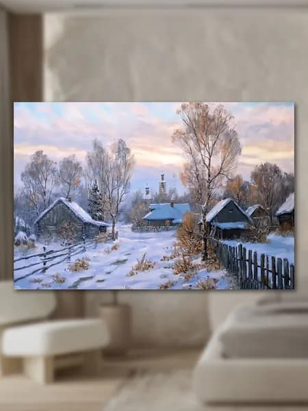 Картина "Печать струй" 40x30 см