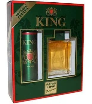 Paris Line Parfums Набор мужской "King" Туалетная вода 100мл и Дезодорант 150мл