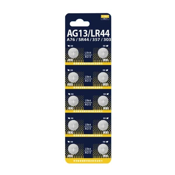 Кнопка LR44 Coin Cell Battery Button Длительное использование стабильной мощности (10/20 шт.)