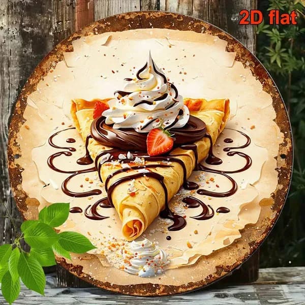 Винтажная жестяная табличка с выпечкой и выпечными мотивами, металлический настенный декор для кухни, пекарни, кафе