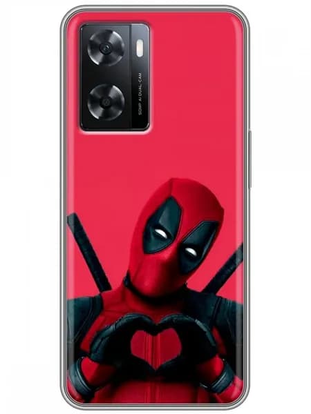 Чехол на OPPO A57s, A57, A77, A77s Дедпул Deadpool