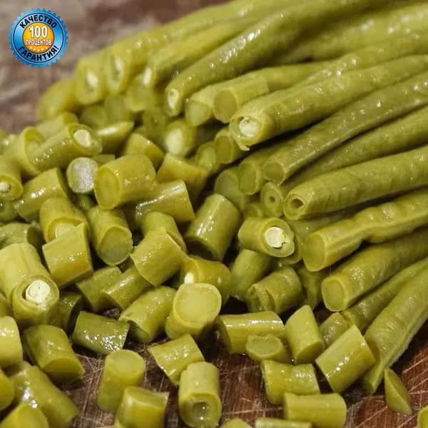 Аутентичная маринованная фасоль, квашеная капуста, готовая закуска