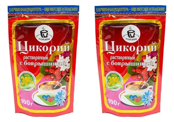 Русский цикорий Боярышник порошок ZIP, 100 г, 2 шт