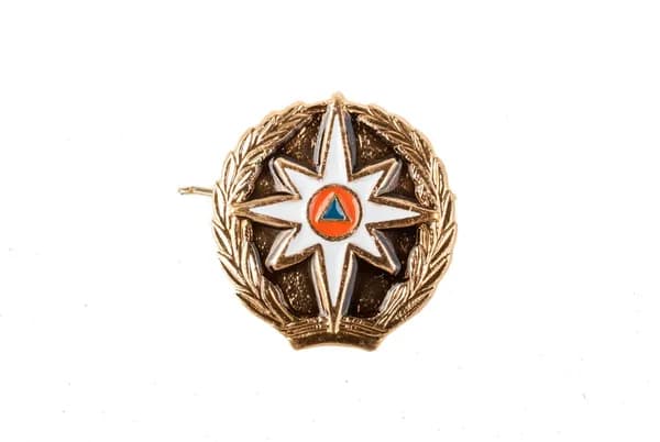 Эмблема петличная МЧС погоны, петлицы (4 шт.)