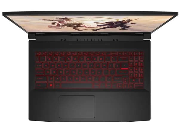 MSI 144 Гц Игровой ноутбук 15.6", Intel Core i5-11400, RAM 16 ГБ, SSD 512 ГБ, NVIDIA GeForce RTX 3050 для ноутбуков (4 Гб), Windows Pro, (GF66), черный матовый, Русская раскладка