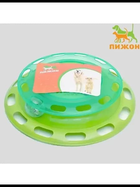 Игровой комплекс для котов с шариком и лакомством