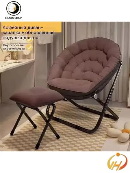 Диван раскладной 65х45х78 см,коричневый