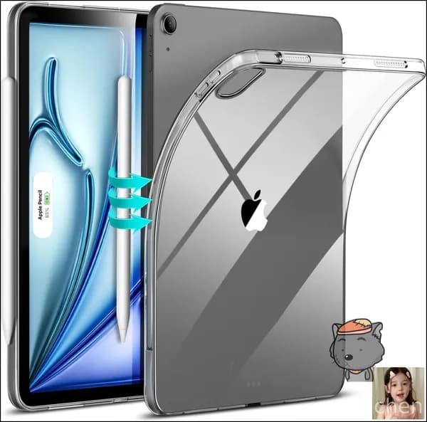 чехол из ТПУ, мягкая задняя крышка для iPad Air 11 дюймов, 2024 г., Air 6/5/4 поколения