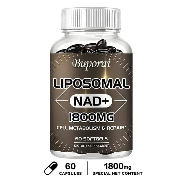 Капсулы Buporai Liposome NAD+ - содержат липосомальный NAD+ и растительные масла - поддерживают клеточный метаболизм