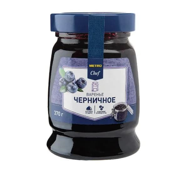 Metro Chef Варенье домашнее Черника, 370 г