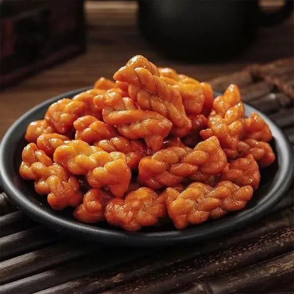 Крученые крекеры с карамельным вкусом (китайские щавели)