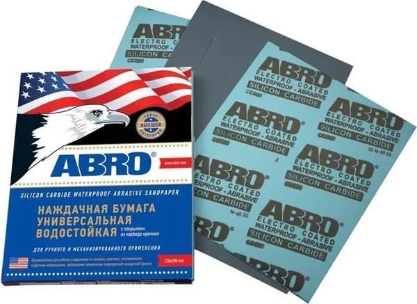 Abro Лист шлифовальный, шкурка; P360