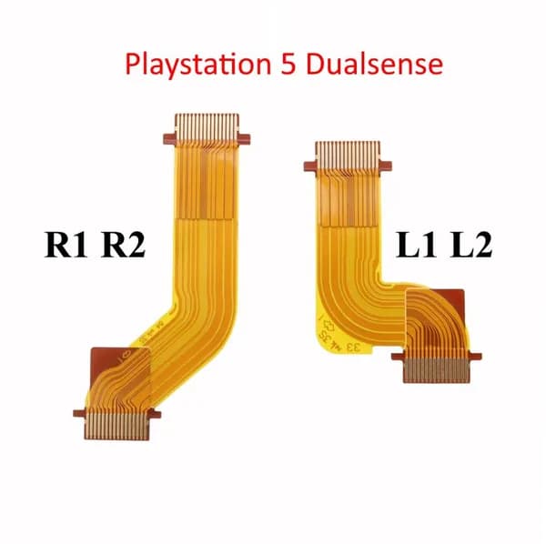 Шлейфы кнопок R1-R2 / L1-L2 для джойстика геймпада DualSense PS5, комплект из 2х шлейфов