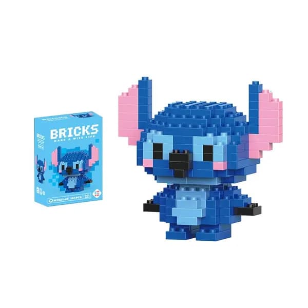 1 коробка игрушек строительных блоков,Disney Anime собирают кирпичи,Подарки для детей