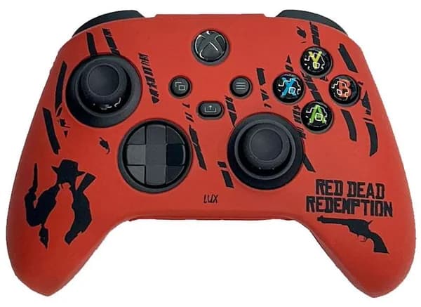 Силиконовый чехол для геймпада Xbox Series Red Dead Redemption (Red)