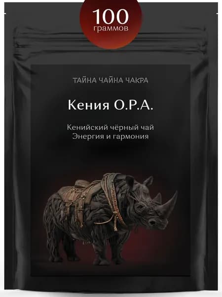 Чай черный кенийский крупнолистовой рассыпной для заваривания крепкой чёрной заварки 100 г, крепкий бодрящий листовой черный чай, крупный чёрный лист класса OPA (ОПА) Кения, 100 грамм