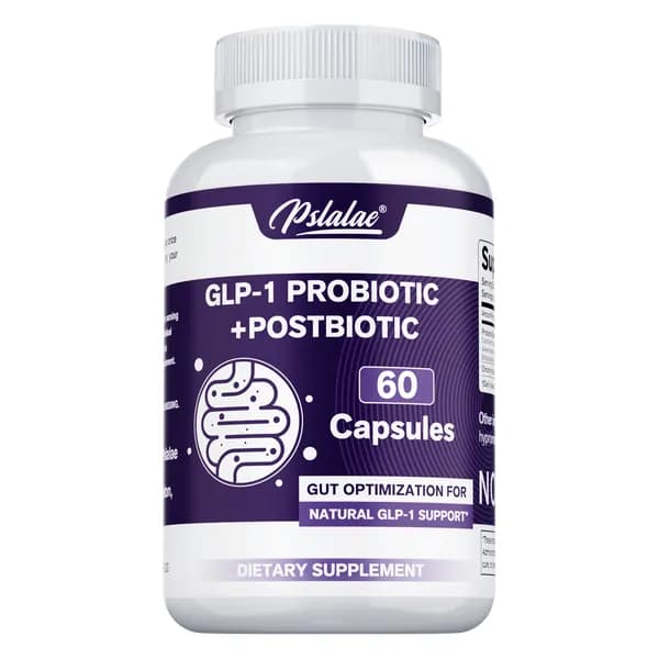 Капсулы Pslalae GLP-1 Probiotic Postbiotic -содержат пробиотики и постбиотики -способствуют здоровью кишечника и поддерживают обмен веществ
