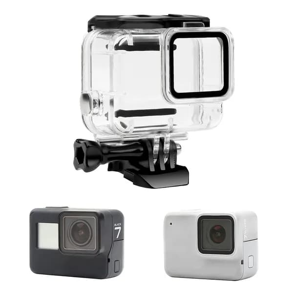 Водонепроницаемый корпус для камеры GoPro Hero 7 Silver и White, акриловый материал