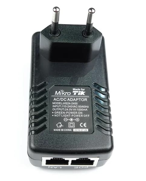 Блок питания Ethernet Adapter with POE 24V 1A (HS24-2400)