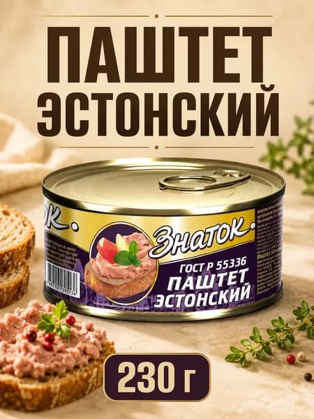 Паштет Эстонский 230 грамм