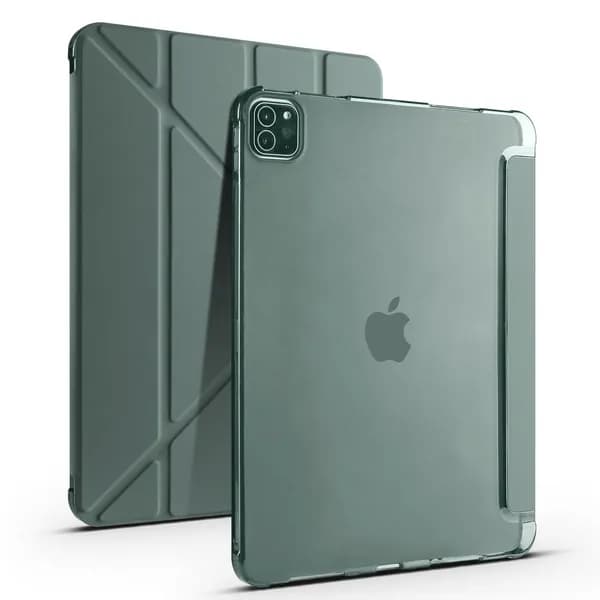 Чехол iPad Pro 11" (2018-2022) с держателем для стилуса Y-сложение розовый