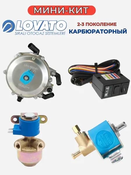Комплект ГБО пропан 2-3 поколение карбюраторный комплект