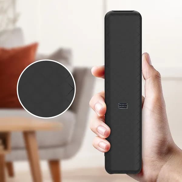 Силиконовый чехол для пульта ДУ Sony RMF-TX920U/TX910U, противоударный, противоскользящий, чёрный