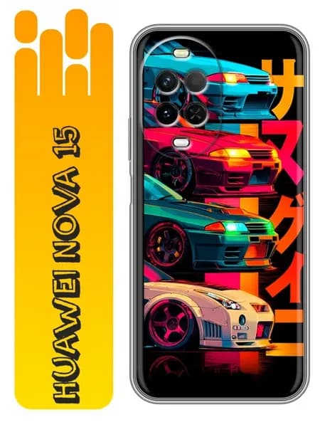 Чехол на Huawei Nova 15 тачки аниме