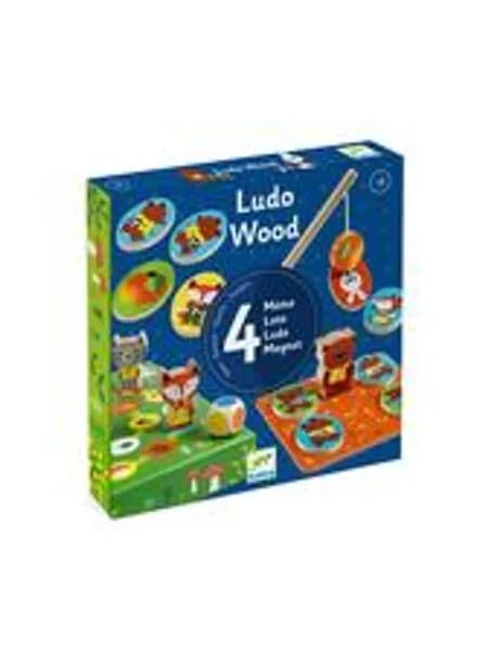 Set von 4 Spielen Ludo Wood Настольная игра