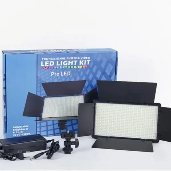 Видеосвет светодиодный Led Light Kit Varicolor ( PRO LED-U800 ) 50/60 Вт. + штатив 2.1 метра.