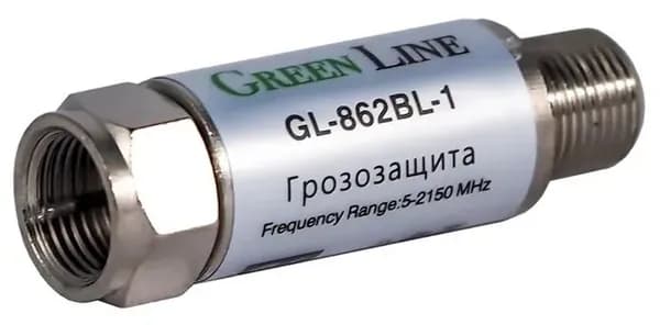 Грозозащита Green Line GL-862BL-1 (5 - 2150 МГц)