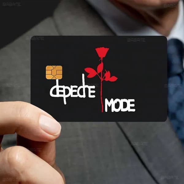 Депеш Мод Группа Depeche Mode Наклейка для банковской карты