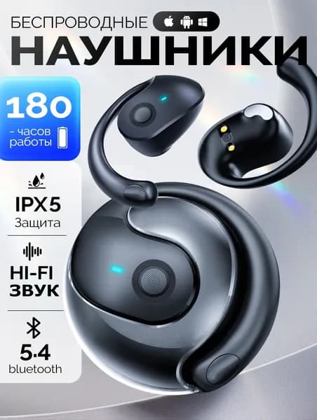 Наушники беспроводные для телефона спортивные с микрофоном для андроид,айфон Блютуз гарнитура