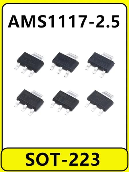 50 шт. AMS1117-2.5 SOT-223 Аксессуары