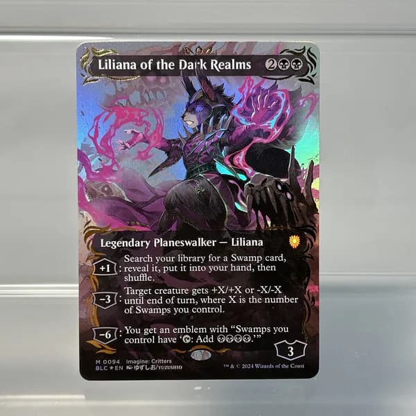 Магия сбора прокси-карт Высококачественные нефольговые карты Liliana of the Dark Realms #94foil