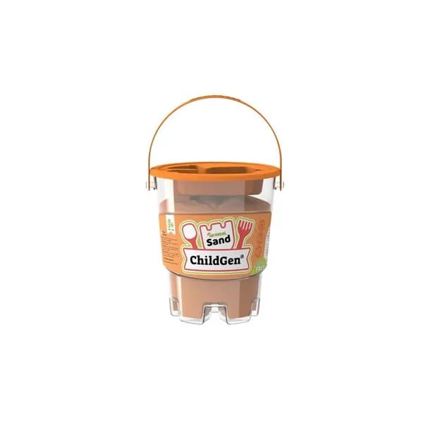 Childgen Натуральный кинетический песок, оранжевый - 500 г