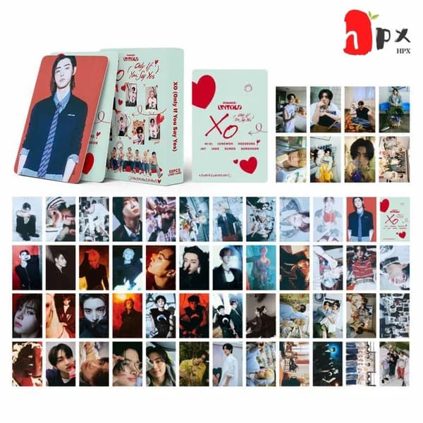 Кпоп Карты ENHYPEN LOMO 55 шт. ENHYPEN альбом XO 2024 Kарточки KPOP Энхайпен UNTOLD постер Набор Kарточек